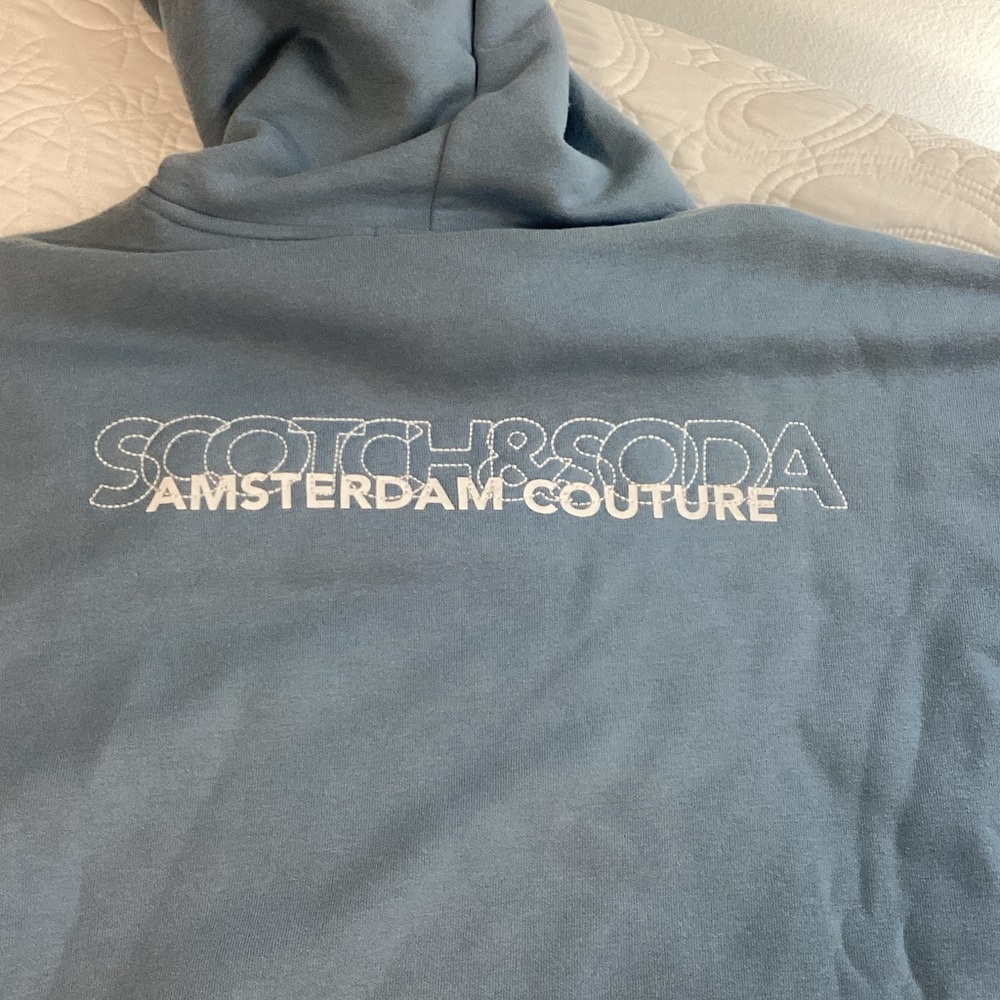 Scotch & Soda Men's Light Blue Hoodie size XL - Picture 5 of 10